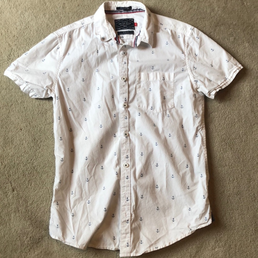 Anchor button up tee